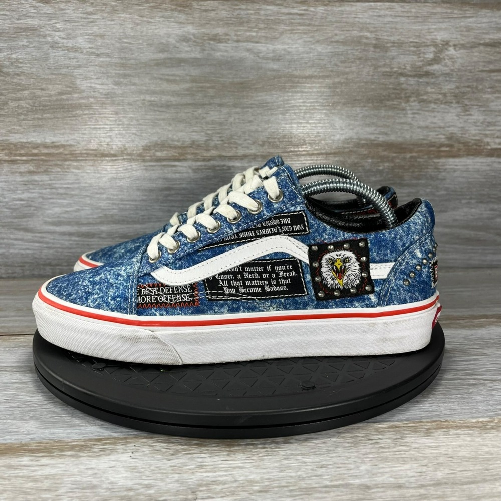 VANS Women's Cobra Kai x Old Skool Eagle Fang Karate Sneakers Size 10